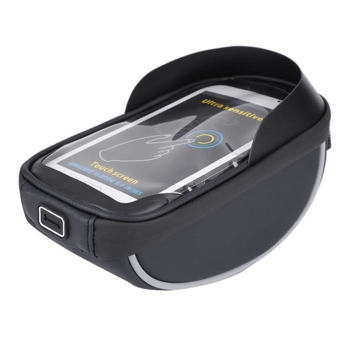 Lot De 2 Sacs étanches Pour Téléphone Portable - Mini Sac à Bandoulière Noir - Protection Contre L'eau Et La Poussière
