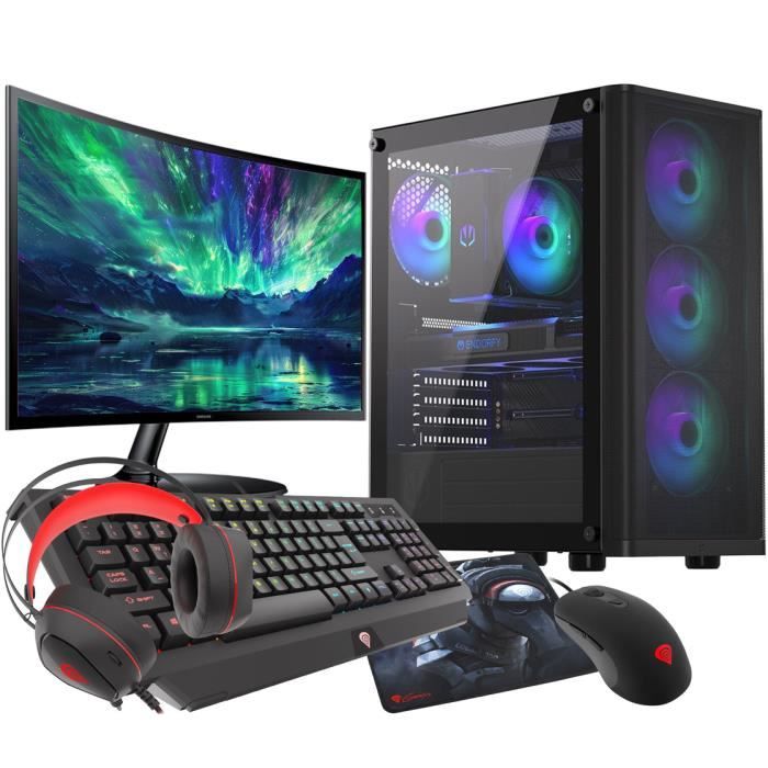 PC Gaming VIST Ryzen 7 5700X – RAM 32Go – RTX 4060 – SSD 1To M.2 – 27 pouces – Windows 11 Pro