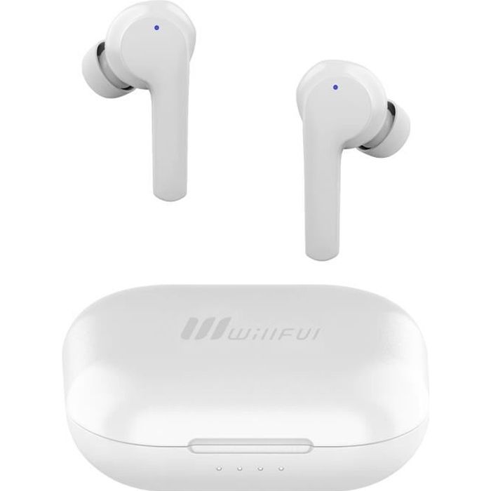 Oreillettes Bluetooth 5.0 sans Fil avec Boîte de Charge Tactile Magnétique Micro Intégré Android Antibruit Mini Casque pour iOS PC Youer Écouteurs Bluetooth Auriculaires avec Micro Intégré 