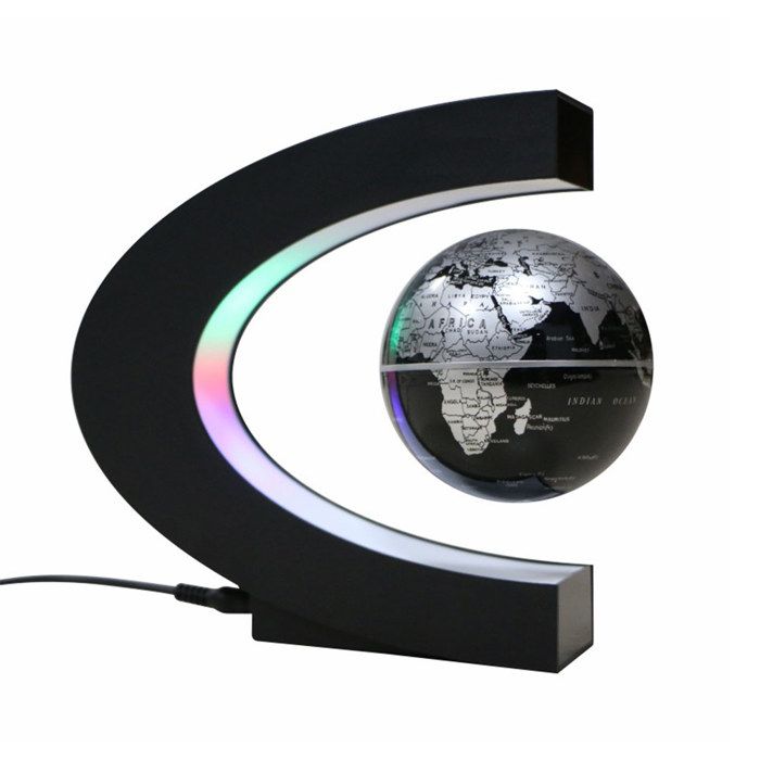 XICHAO - Globe terrestre LED Levitation magnetique applique 
