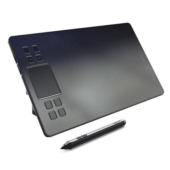 Yonis Tablette Graphique 10X6 Pouces 8192 Niveaux Pression Double Zone Tactile Type-C