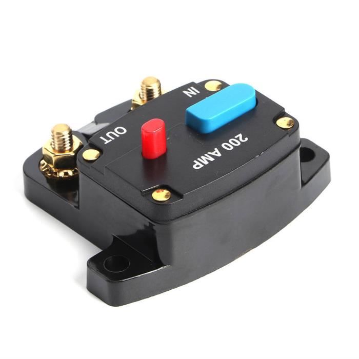 50A - Disjoncteur De Voiture Avec Cristal Manuelle, 12V-24V, Adapté Pour Voiture, Bateau, Camion