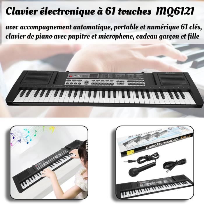 McGrey PK-6110USB clavier avec 61 touches USB / lecteur MP3 et un pupitre à  musique