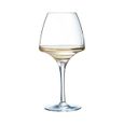 6 verres à vin blanc 32cl Open Up - Chef&Sommelier - Cristallin design original 30% plus résistant-1