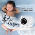 FONDUPIN-L'écoute-bébé Babyphone Caméra Vidéo sans Fil 3,2"LCD Norme EU Visiophone Bébé 2,4 GHz Vision Nocturne Berceuses-1