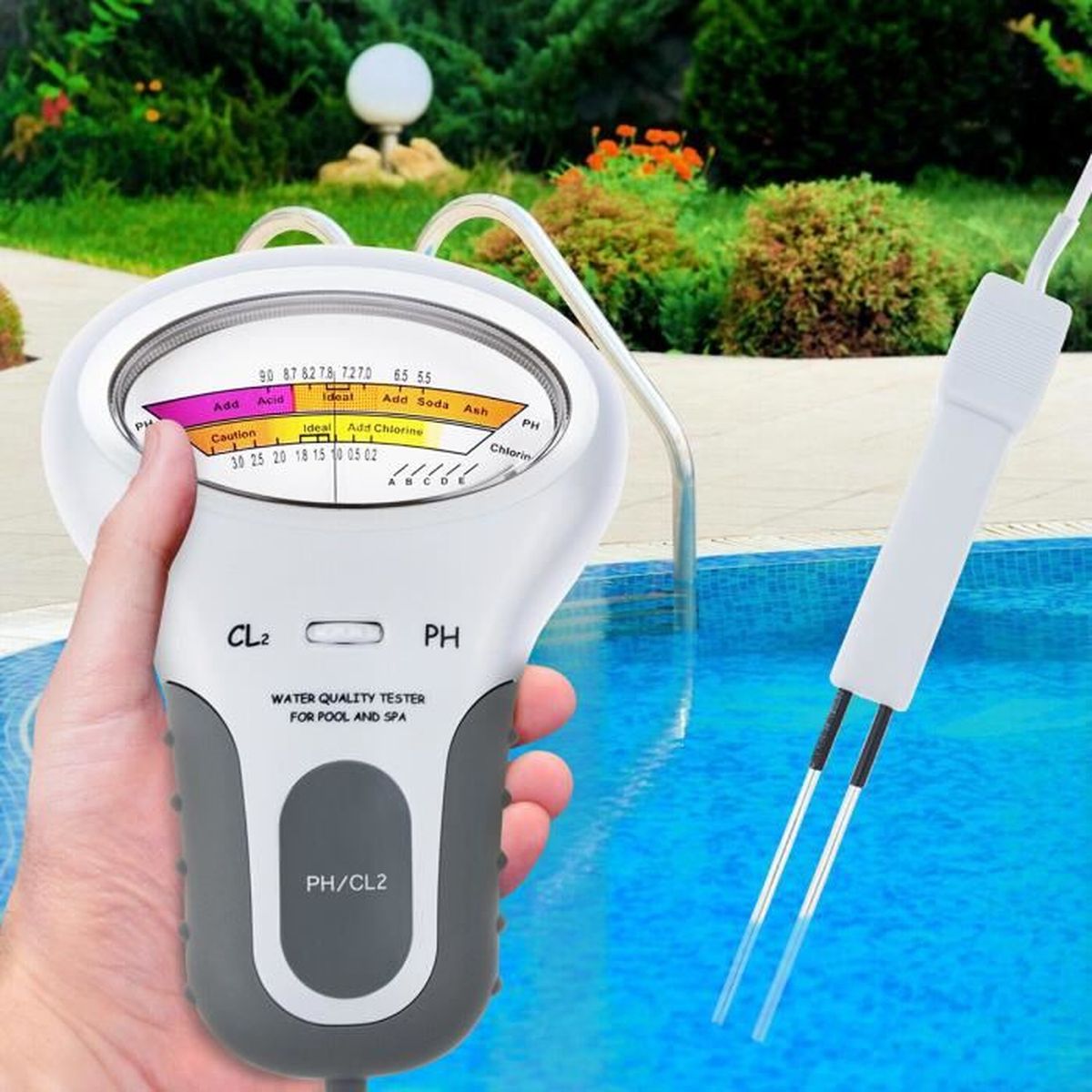 Trotec Ph-mètre testeur PH de poche BW10 test de qualité de l'eau piscine