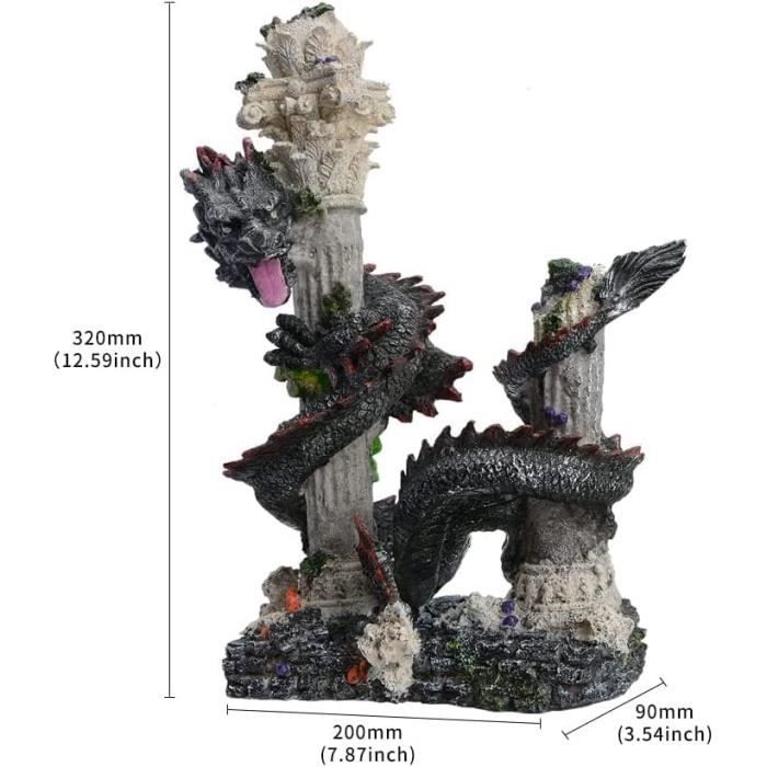Sculpture de dragon en résine personnalisée de haute qualité pour