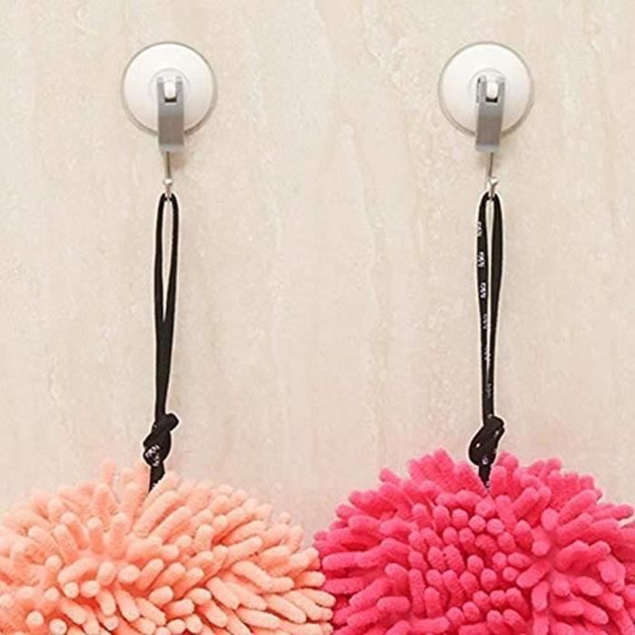 Lot De 4 Crochets Muraux Ronds Avec Autocollants