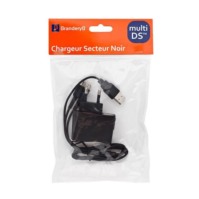 Chargeur secteur pour DSi XL/DSi/DS Lite/3DS XL/3DS Blanc