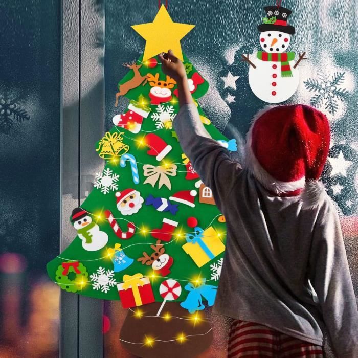 Ezydka Décorations De Noël En Bois 40 Pièces - Boules De Noël En