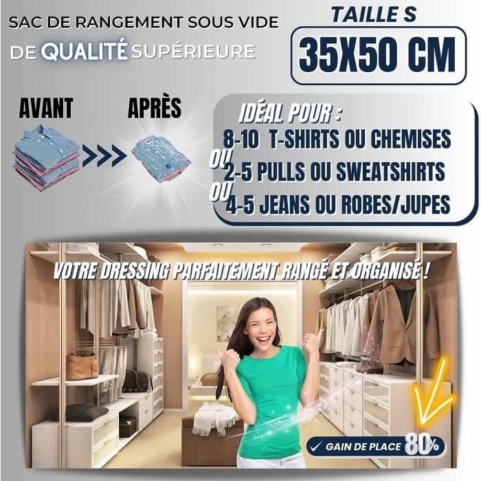 Vetement sous hotsell vide valise