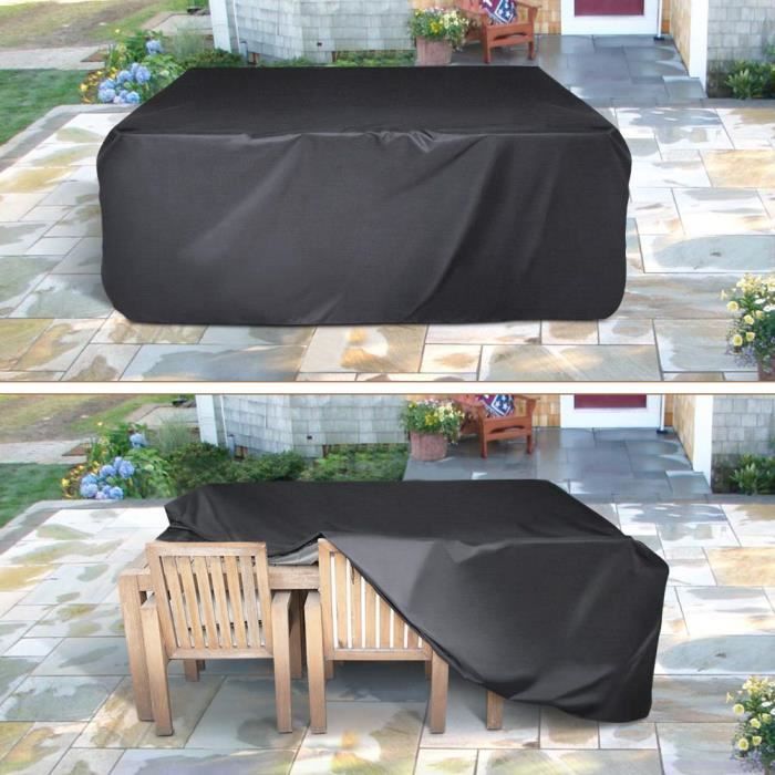Housse De Chaise De Jardin Oxford 210D Imperméable - 114 X 85 X 65 Cm - Protection Totale