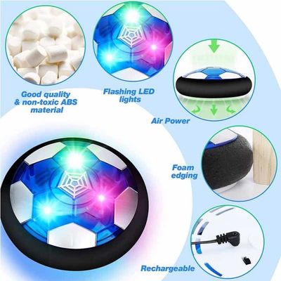 Set Football Air Power Avec Ballon Flottant LED - 2 Buts | Jouet Intérieur/Extérieur Enfants 3-12 Ans