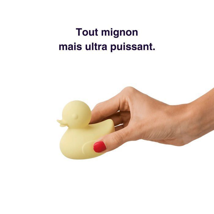 Mon Amour - Vibromasseur Canard - 10 Modes de Vibration - Étanche IPX6 -  Compact et Discret