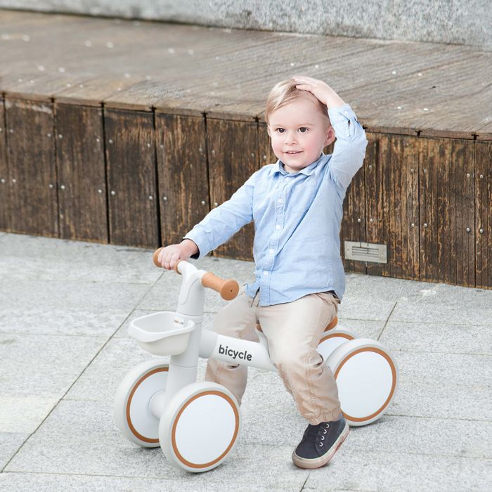 Draisienne Skirfy 14 Pouces – Vélo Sans Pédales Pour Enfants De 2 à 5 Ans, Siège Réglable, Pneus Gonflables, Cadre Léger 3,7 Kg, Charge Max 50 Kg