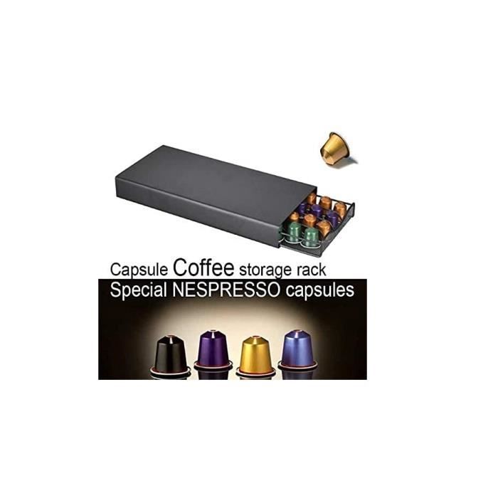 Support de dosette de café pour capsules Nespresso Vertuo, rack de  rangement mural pour capsules de café, capac