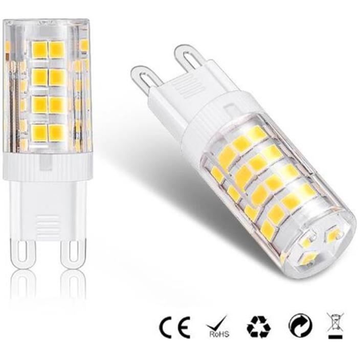 G9 Ampoule LED,5W équivalent à Des Lampes Halogènes 50W,4 PCS Lampes à