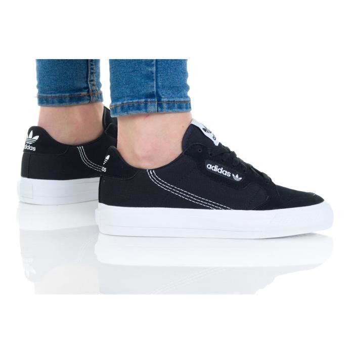Adidas continental vulc hotsell noir
