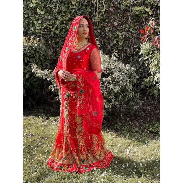 Sari sale mariage rouge