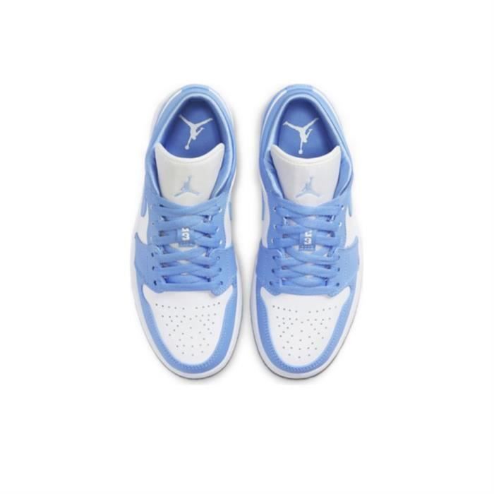 Chaussure de Sports Air JordanX 1 Low University Blue Homme Femme AO9944 441 Air Jordan Cuir Lacets Bleu Bleu Cdiscount Chaussures