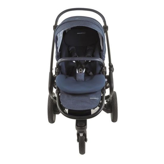 Bebe Confort Poussette Nova 3 Roues Tout Terrain Ultra Confortable Des La Naissance Nomad Blue Cdiscount Puericulture Eveil Bebe