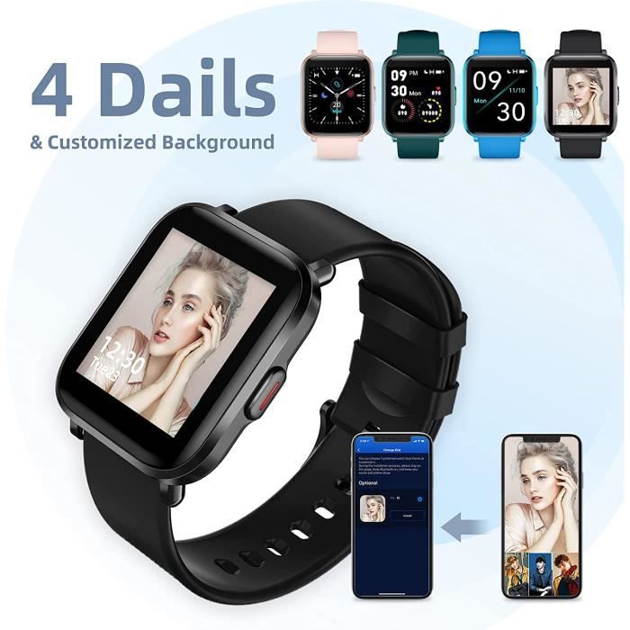Montre Intelligente Kungix pour Homme et Femme avec Moniteur de