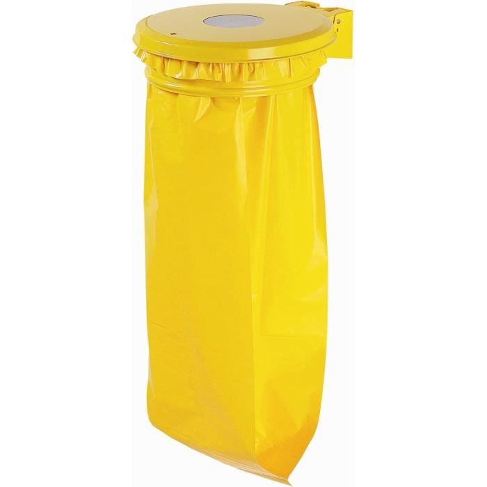 Sac poubelle discount jaune 50 litres