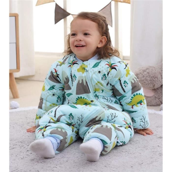 Grenouillère Bébé Gigoteuse Avec Jambes Fille Garçon Combinaison Hiver Tog  3.5 Coton Pyjama Unisexe,Manches Détachables, Din[H5917] - Cdiscount  Puériculture & Eveil bébé