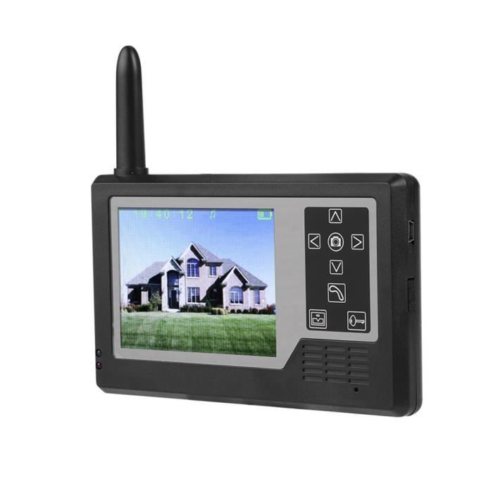 Sonnette Velox avec caméra - Interphone - Sans fil - Écran LCD - Sonnette  vidéo 