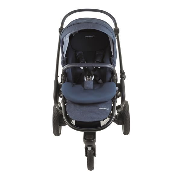 BEBE CONFORT Poussette Nova 3 roues Tout terrain Ultra confortable Des la naissance Nomad Blue Cdiscount Puericulture Eveil bebe