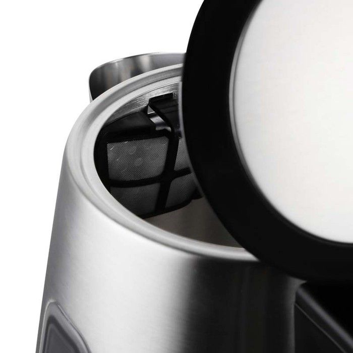 Bouilloire inox 1.7L avec filtre anti calcaire lavable TROPIC
