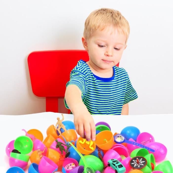 Œufs De Pâques En Plastique, œufs De Pâques En Plastique Remplissables Pour Chasse Aux Oeufs 97634436