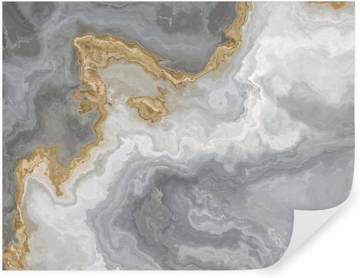 Papier Peint 3D Panoramique Marbre 350x256 cm style 3D Abstraction ...