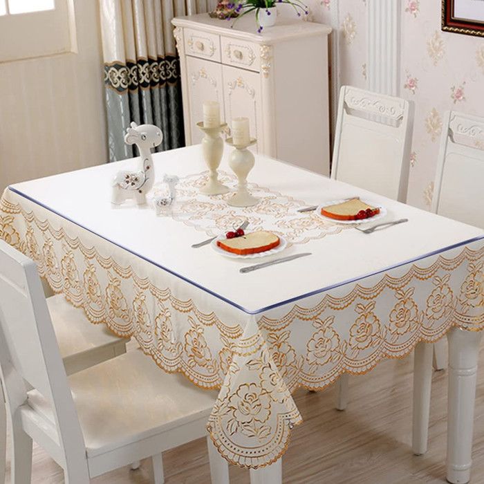 Protection de table transparente en PVC - ULISEM - Épaisse ...