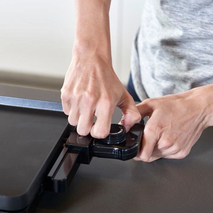 Plancha Électrique TAURUS Steakmax 2200W - Plaque 49x27cm Antiadhésive - Bac Récupération Graisse - Sans PFOA