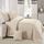Couvre lit boutis beige