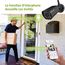 Caméra de Surveillance WiFi, ieGeek 1080P HD Caméra IP Extérieur sans Fil, Caméra Sécurité IP66 Etanche Audio Bidirectionnel, Vision