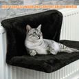 Animal de compagnie chat Animal Hammack luxe radiateur lit suspendu hiver chaud polaire panier hamacs métal fer cadre [A0B48FB]-0