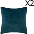 Coussin bleu canard
