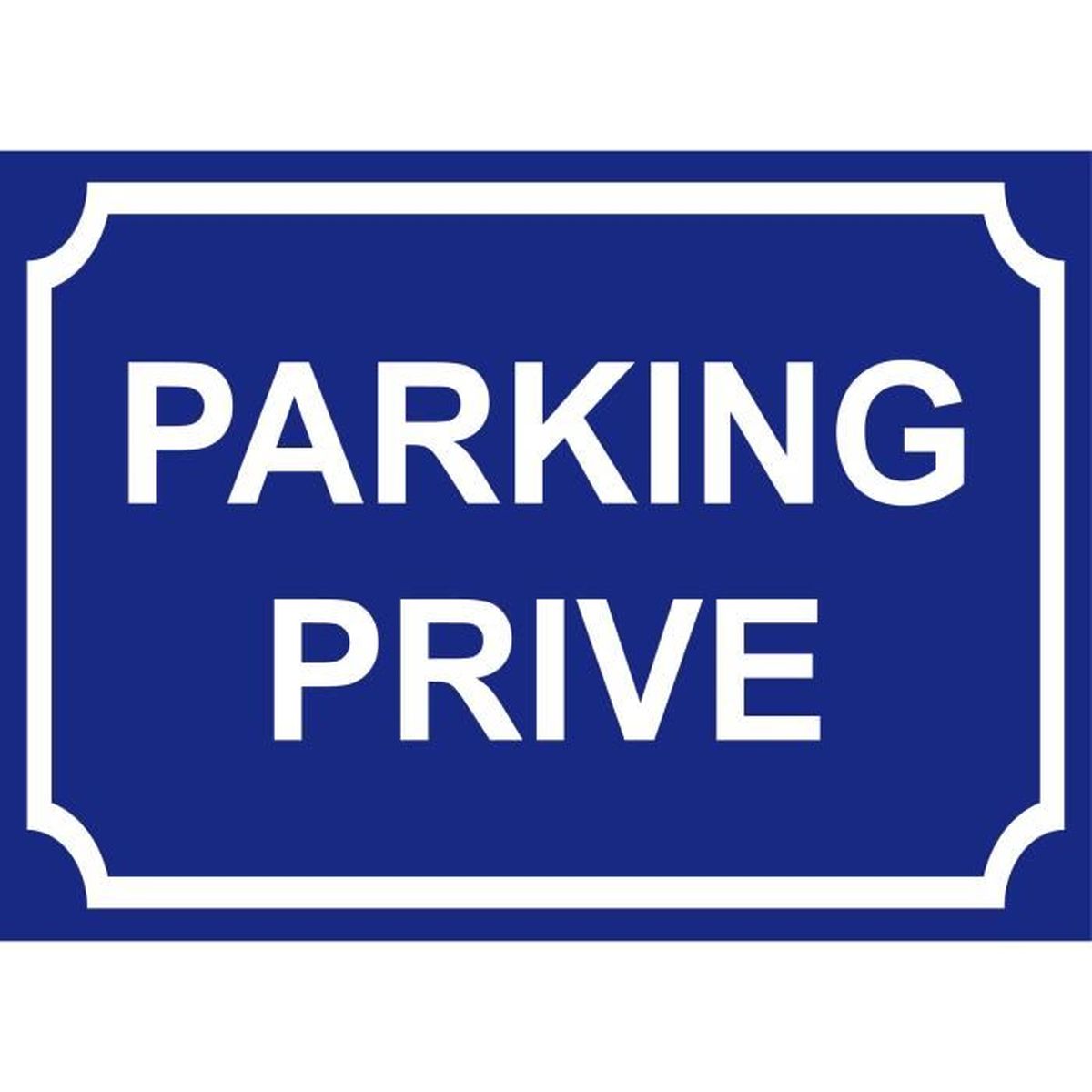 PARKING PRIVE PANNEAU 300X200mm - Cdiscount