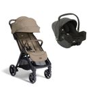 JOIE - Poussette Duo Parcel Lx Sandstone Siege-auto Gr0 I-snug 2 Shale Joie