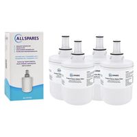 Lot de 4 Filtres à eau pour réfrigérateur compatible avec Samsung DA29-00003F / DA29-00003G / HAFIN2 / Aqua Pure Plus