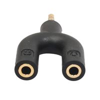 Adaptateur casque Kit U Forme 3,5 mm Diviseur pour audio et MIC casque _lom294
