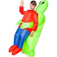 Déguisement Enfant- Funidelia- 123879- Déguisement alien gonflable enfant - fille et garçon accessoires Halloween, carnaval et Noel
