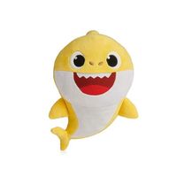 Soft Dolls Baby Cartoon Shark Fish Toys with Music Cute Animal Plush Baby Toy