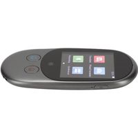 F1A Traducteur vocal intelligent portable à écran tactile de 2,4' supportant 85 langues Gris