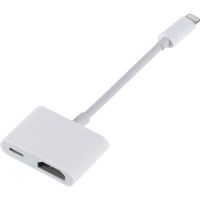 2 en 1 Adaptateur de câble HDMI Lightning vers AV TV numérique pour Apple iPhone 7 Plus 6S iPad