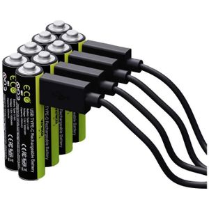 PILES Verico LoopEnergy USB-C Pile rechargeable LR3 (AAA) Li-Ion 600 mAh 1.5 V 8 pc(s)
