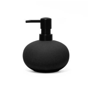 DISTRIBUTEUR DE SAVON Distributeur de savon en gres 12 cm Mambos noir