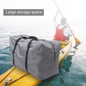 CANOË Sac de rangement pliable pour sac à main pour bateau gonflable en canoë gris - HB049